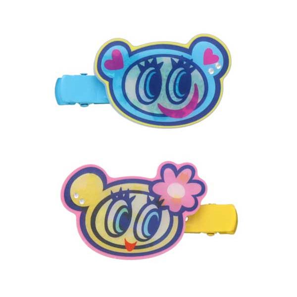 ANGEL BLUE ナカムラくん&ハナちゃん 前髪クリップ ヘアピン 2個入り