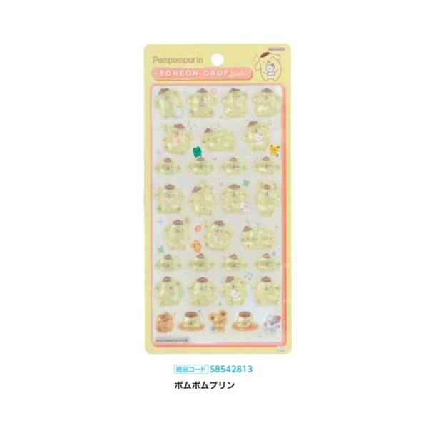 ポムポムプリン サンリオ ボンボンドロップシール ドロップシール