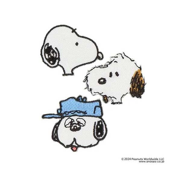 PEANUTS スヌーピー 3Pワッペン ワッペン シールワッペン ピーナッツ