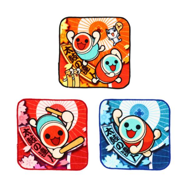 太鼓の達人 ミニタオル 3Pセット 3枚組 3枚セット どんちゃん