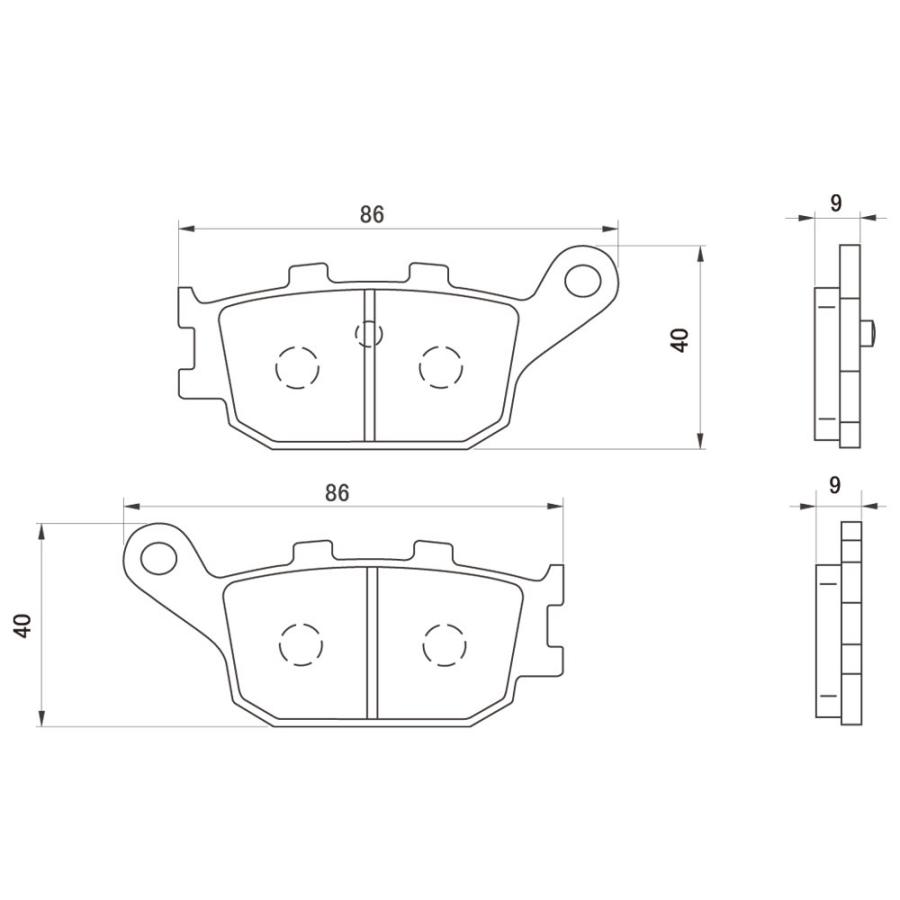専用ページ3台セット 楽天市場】デイトナ DAYTONA 40387 テールレンズ ルーカスS 109×49mm