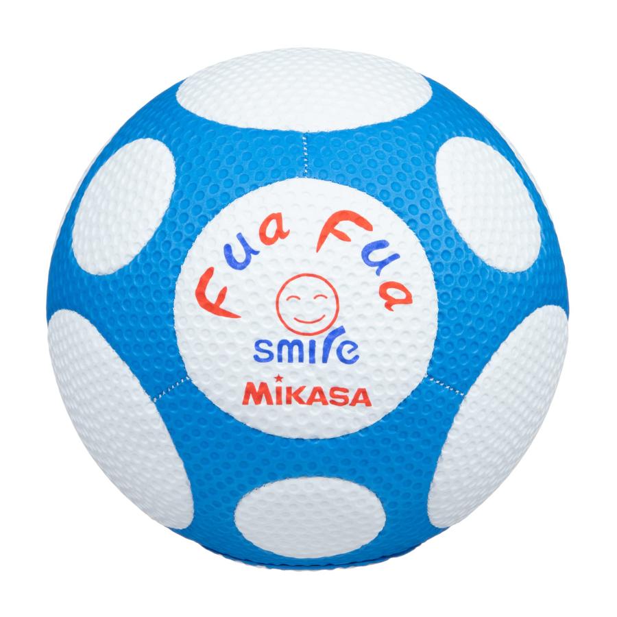 ミカサ(MIKASA) ジュニア サッカーボール 4号 ふぁふぁスマイルサッカー (小学生用) ホワイト/ブルー 縫いボール FFF4-WB ...