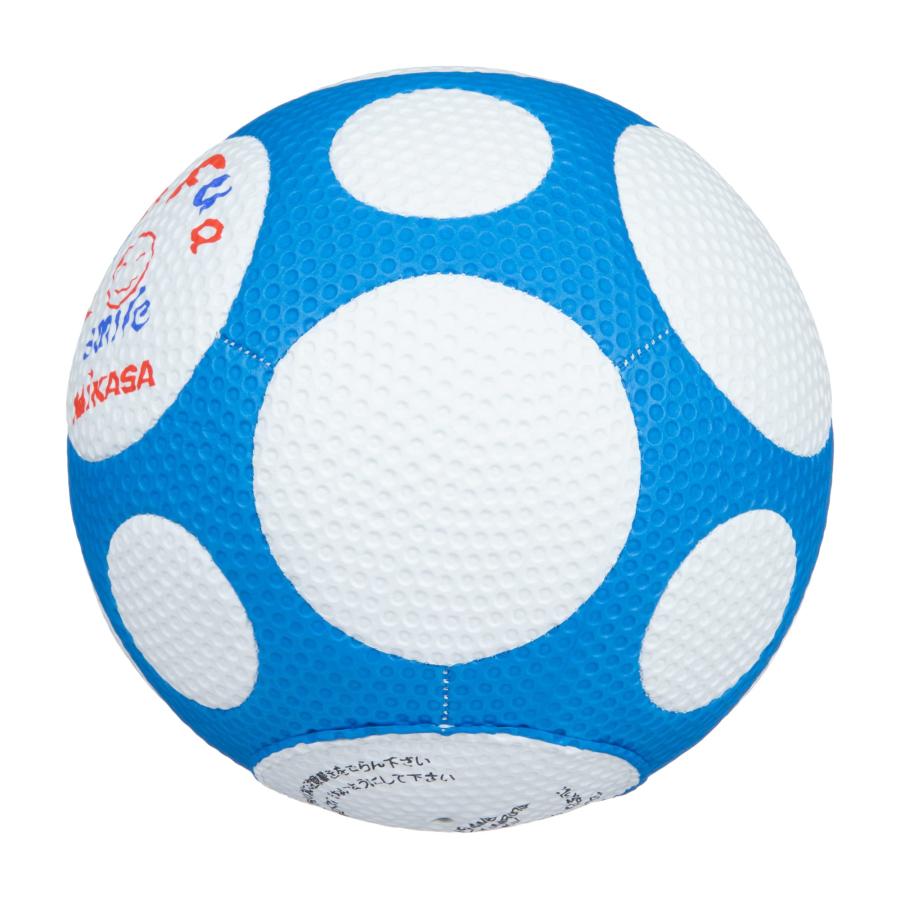 ミカサ(MIKASA) ジュニア サッカーボール 4号 ふぁふぁスマイルサッカー (小学生用) ホワイト/ブルー 縫いボール FFF4-WB ...