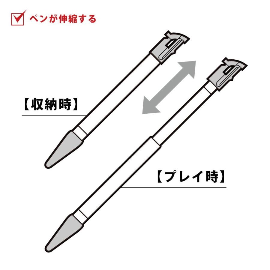 任天堂 2DS LL  ホワイト×オレンジ 新品 液晶保護フィルム タッチペン タッチペンプラス for Newニンテンドー2DS LL ライトオレンジ