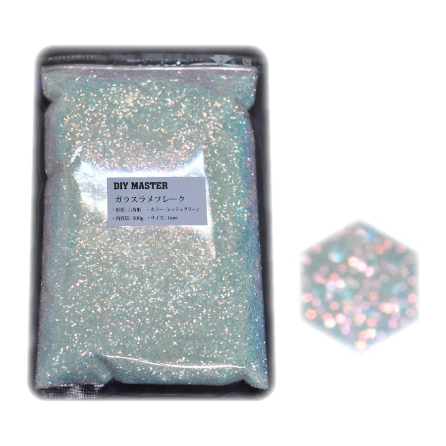 Amazon | DIY MASTER 耐熱 シルバー ラメ フレーク 1mm 500g | DIY