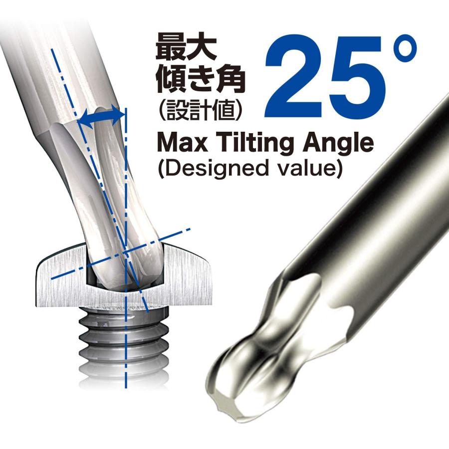 ベッセル(VESSEL) トルクス L型レンチ 9本組 ボールエンドタイプ 8509BTX |  | 02