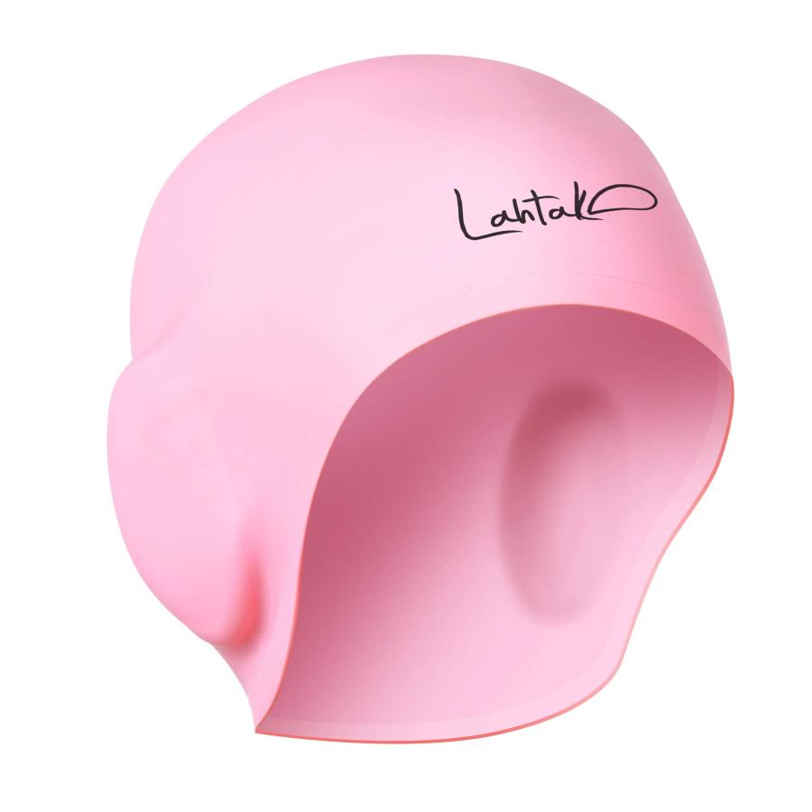 スイムキャップ 耳保護 3D - 女性用スイミングキャップ シリコンスイム 