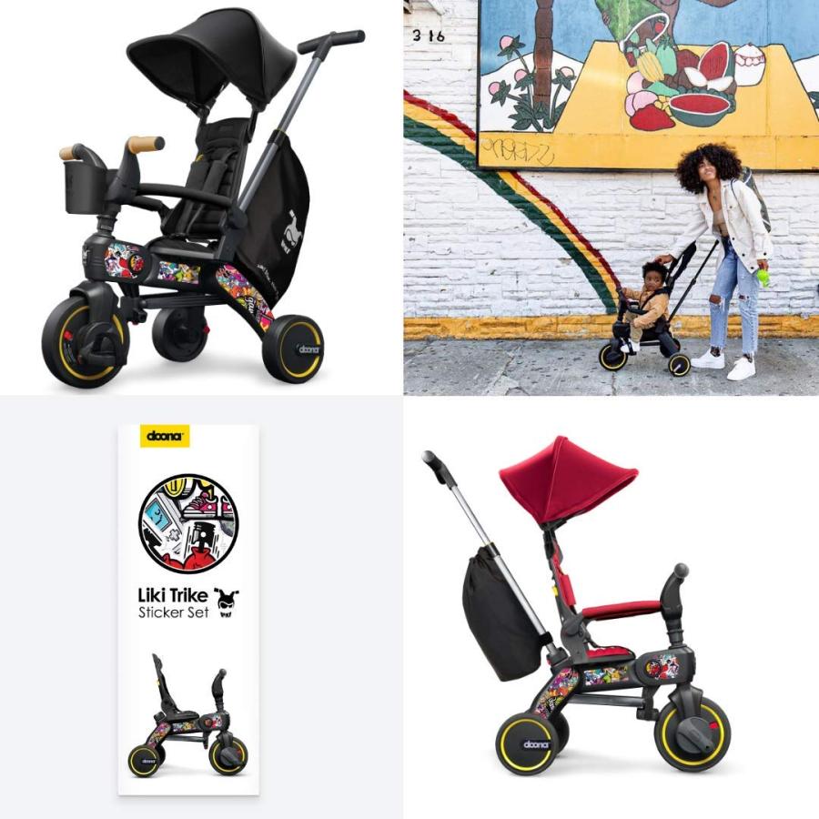 【美品】リキトライク doona 【折りたたみ三輪車 リキトライク専用】カスタム ス