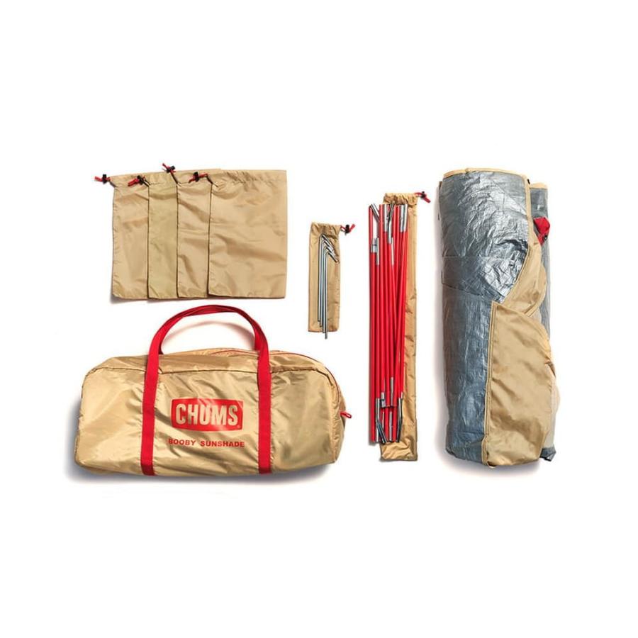 チャムスCHUMSブービーサンシェードH120×W210×D180 美品 チャムス (CHUMS) ブービーサンシェード H120×W210×D180cm CH62