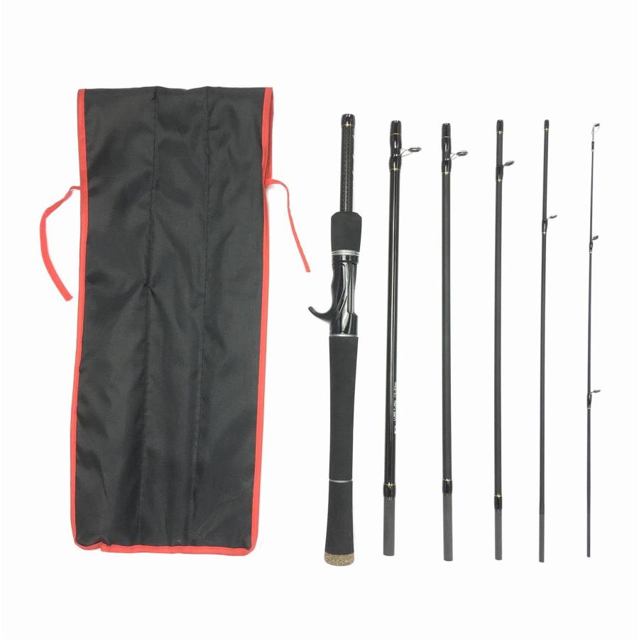 EVA 7ftベイトパックロッド6ピース(ML) ベイトフィネスロッド バス