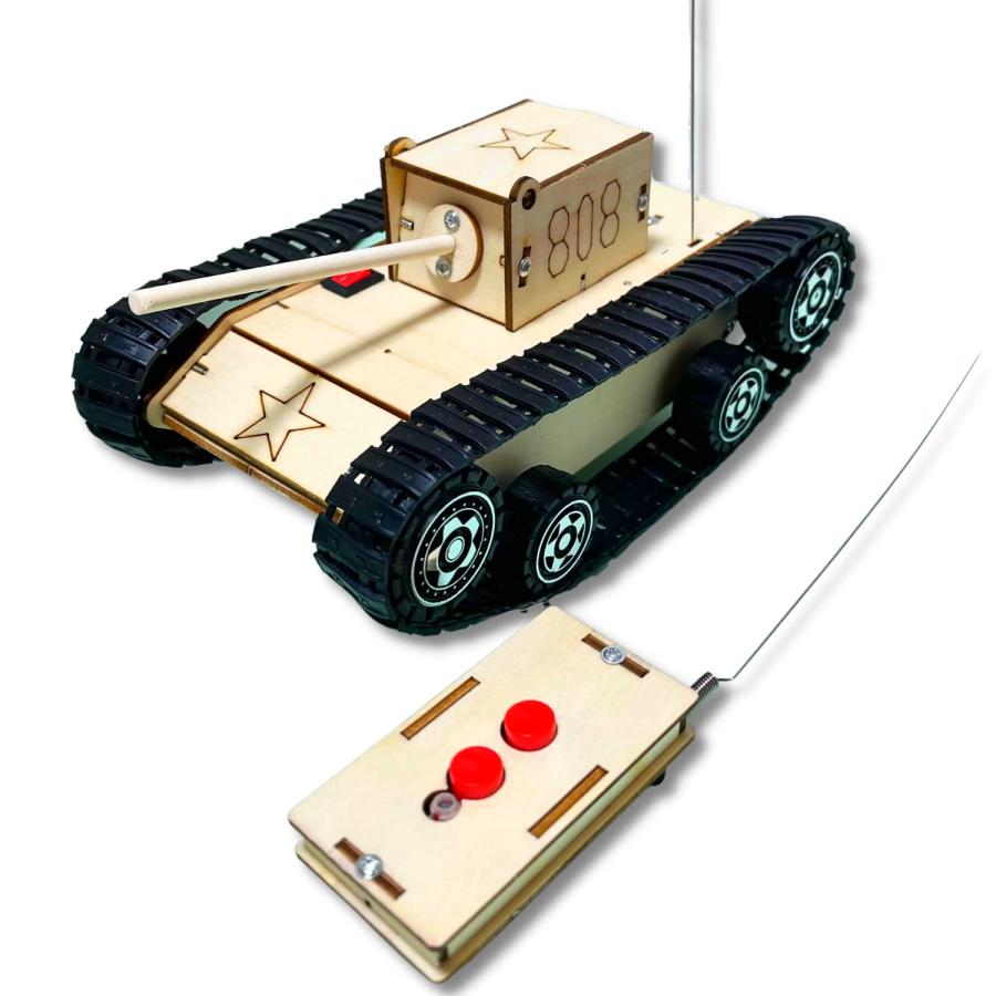 作りかけラジコン Apricity 工作キット 小学生 (ラジコン戦車) : Rose Cheek