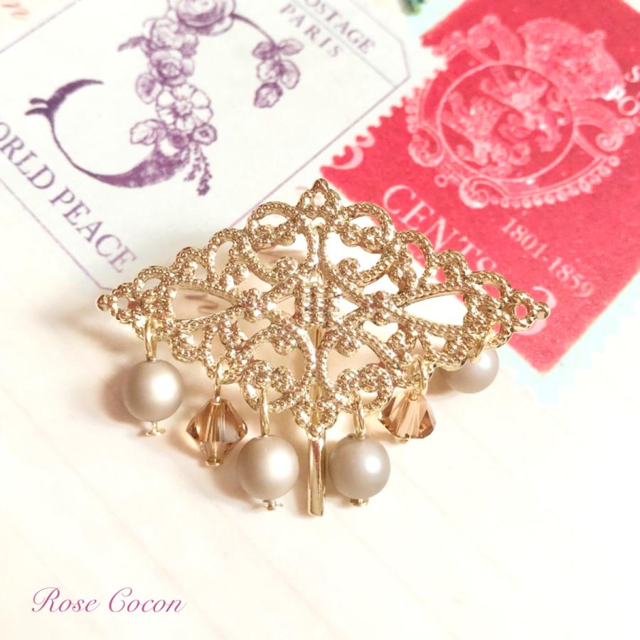 透かし×キラキラ×パールのオリエンタル風ポニーフック |  | 04