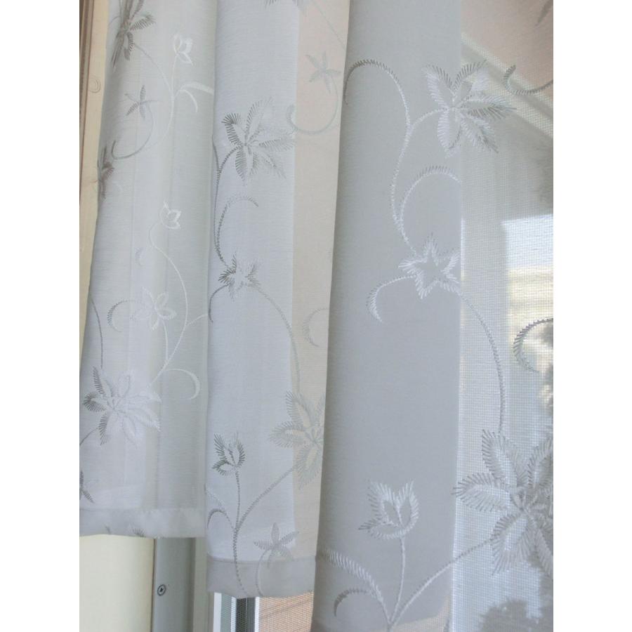 刺繍柄のカフェカーテン ロング おしゃれ 姫系 幅50ｃｍ前後の縦長窓用 幅ｃｍ 丈ｃｍ 手作り Longcafe 877 カーテン プリンセス 通販 Yahoo ショッピング