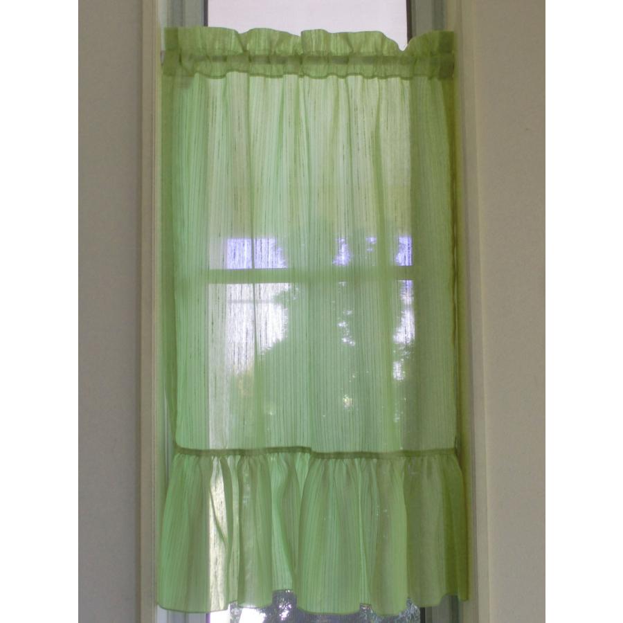 カフェカーテン ロング おしゃれ 手作り 姫系 北欧 グリーン 幅60ｃｍ 丈80ｃｍ Longcafe カーテン プリンセス 通販 Yahoo ショッピング