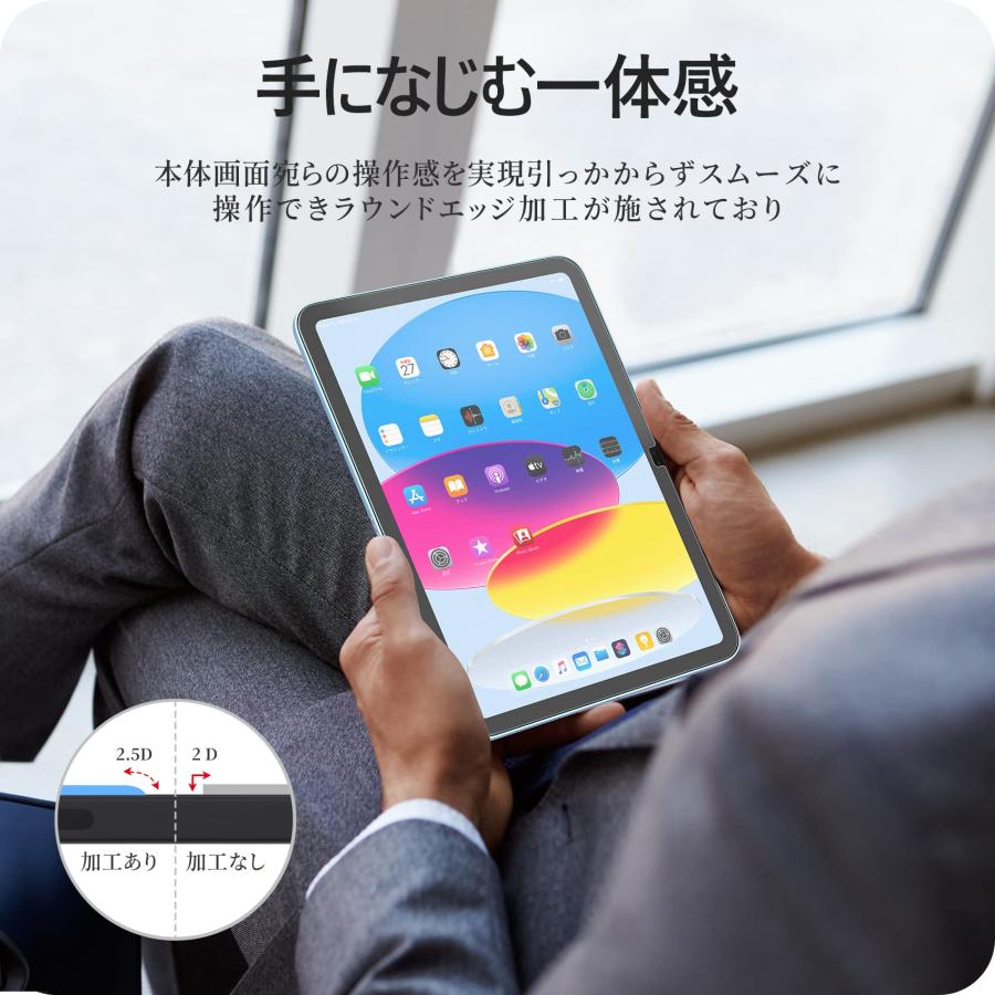 NIMASO アンチグレア ガラスフィルム iPad 第11世代(A16) 2025 用/iPad