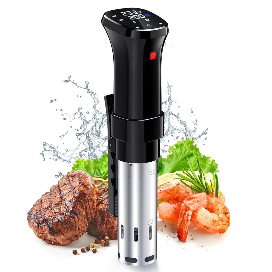 低温調理器 1100Wハイパワー 低温調理器具 24時間 予約機能 真空調理器