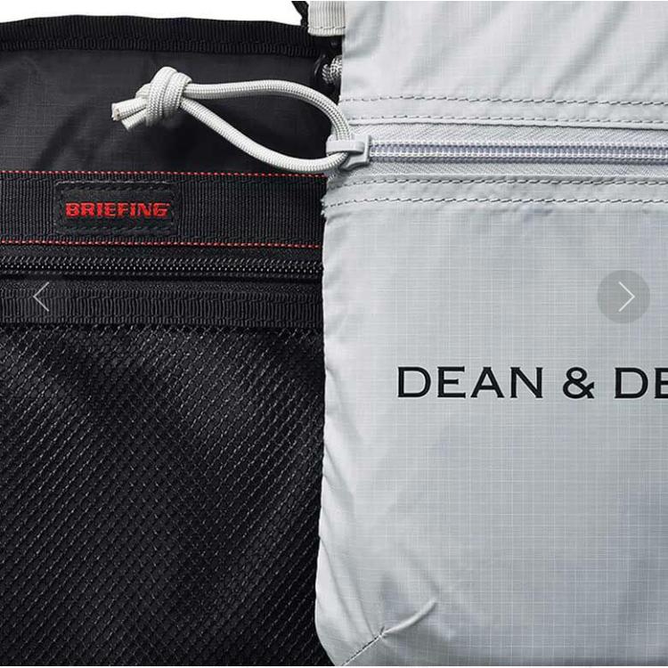 DEAN&DELUCA×BRIEFING 2wayサコッシュトートバッグ [ライトグレー