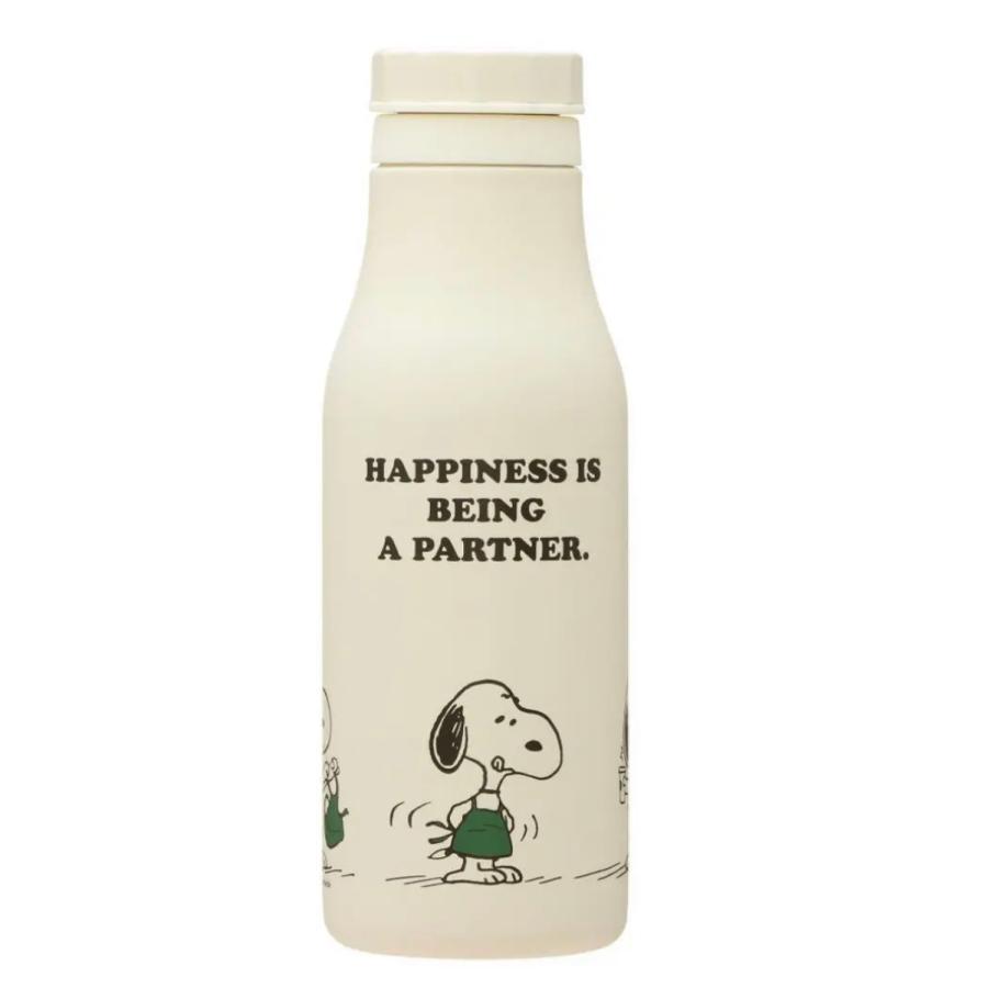 STARBUCKS x PEANUTS ステンレスロゴボトル ホワイト PEANUTS 473ml 水筒 スターバックスコーヒー ステンレス