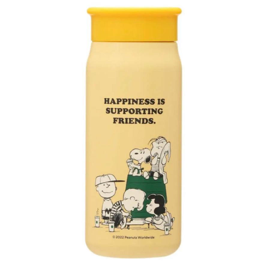 STARBUCKS x PEANUTS ステンレスミニボトル イエロー PEANUTS 355ml 水筒 スターバックスコーヒー ステンレス