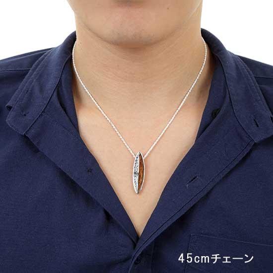 ネックレス メンズ サーフボード コアウッド ハワジュ おしゃれ ハワイアンジュエリー ネックレス メンズ サーフボード