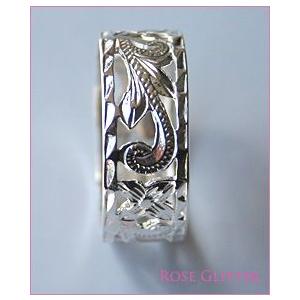 ハワイアンジュエリー 指輪 リング 透かし彫り レディース