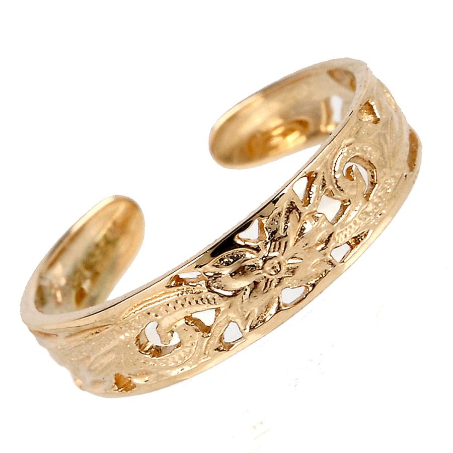 ハワイアンジュエリー トゥリング ハワイアン ジュエリー 14K ハワイアンジュエリー トゥリング ハワイアン ジュエリー 14K