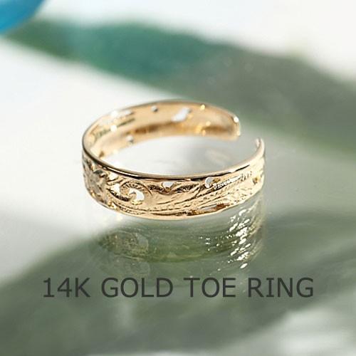 ハワイアンジュエリー トゥリング ハワイアン ジュエリー 14K ハワイアンジュエリー トゥリング ハワイアン ジュエリー 14K