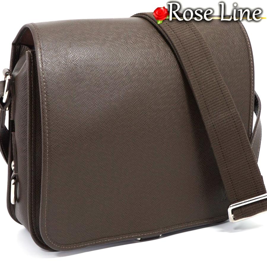 極美品】Louis Vuitton タイガ アンドレイ ショルダーバッグ グリズリ
