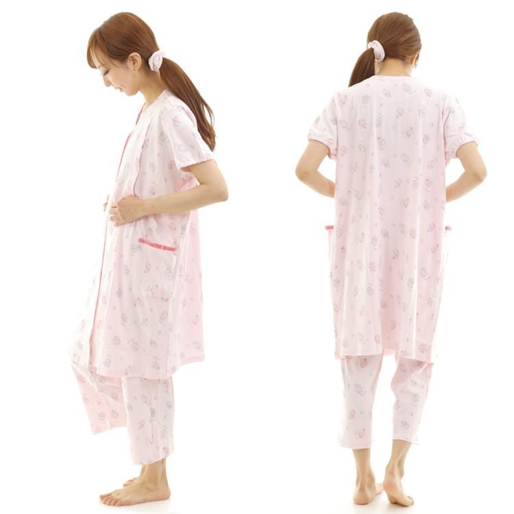 マタニティパジャマ かわいい ルームウェア 半袖 綿 コットン100 授乳口 ナルエー Narue 安い カップケーキ シュシュ 春 夏 秋 ローズマダム 7250 241 7250 02 ローズマダム 通販 Yahoo ショッピング