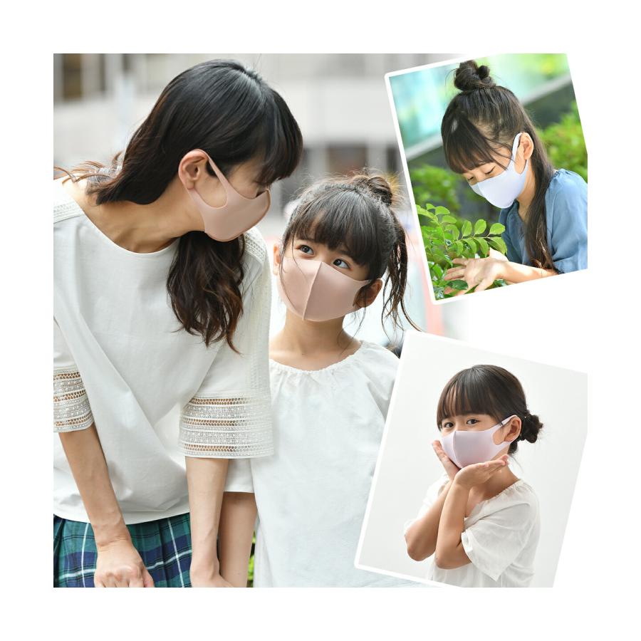 パステルマスク 3枚入 3D布マスク 三層構造 ポリエステル素材 PASTEL
