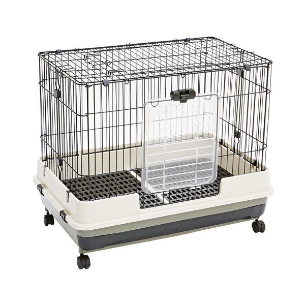 ラパン 掃除のしやすい広々ケージ ノワール〔ペット用品〕(10435円)