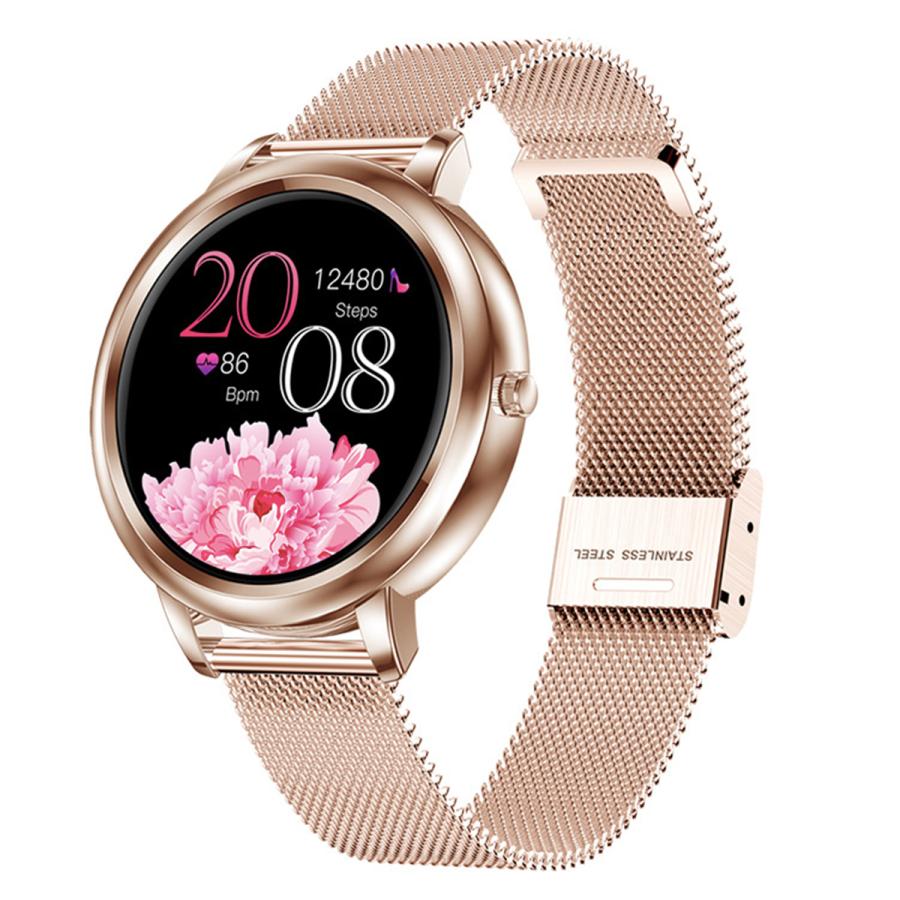 お1人様1点限り スマートウォッチ レディース 運動測定 多機能 高精細 Iphone Android 対応 Ip67防水 Line対応 着信通知 可愛い 女性 おしゃれ Aynaelda Com