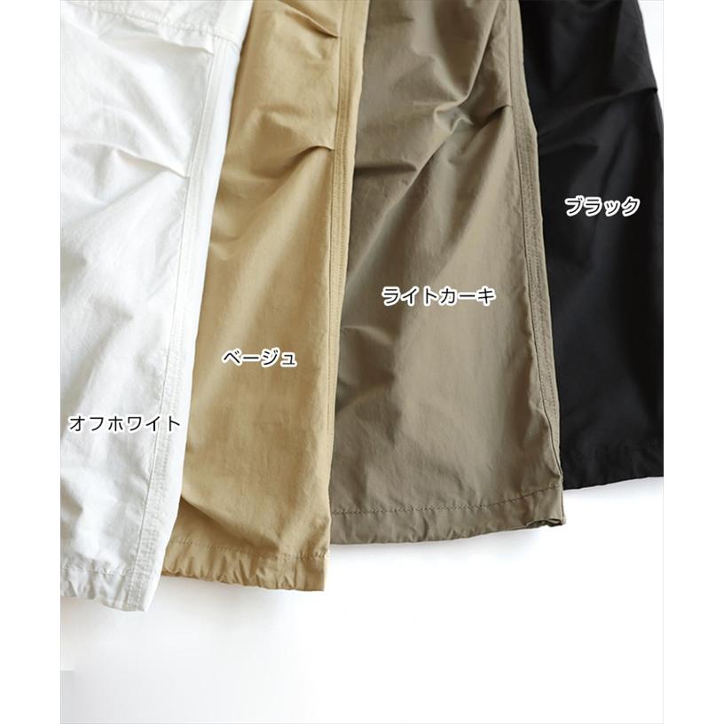 2way ミリタリー オーバーパンツ ウエストゴム レディース ウエスト
