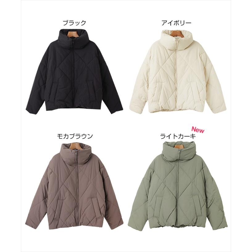 オーバーサイズ ダイヤ キルティング フェイクダウン ジャケット オーバーサイズ ダイヤ キルティング フェイクダウン ジャケット