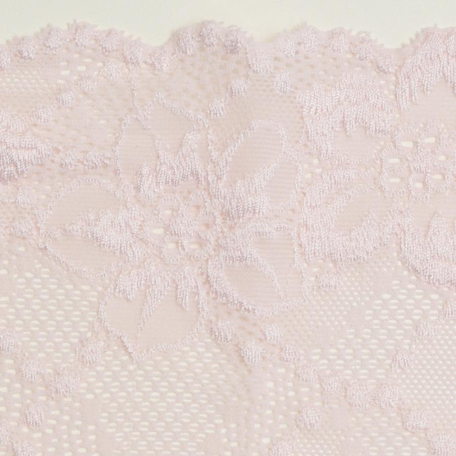 可愛らしいピンクの花柄レース 手芸用 アクセサリー 生地 単品 レース