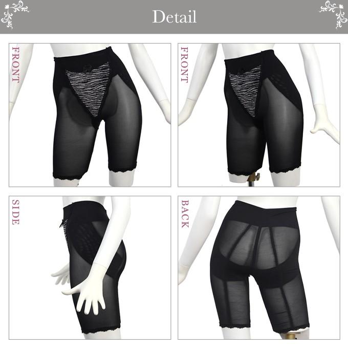 ガードル ロング丈 ２枚セット 2枚組 ロング ガードル 骨盤 補整 補正下着 下着 レディース インナー セット ロング パンツ ショーツ ハイウエスト 大人 | SUBROSA | 05