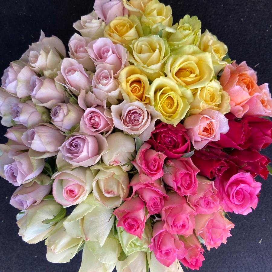 農園直送！！(バラ・切り花・生花)おまかせMIX 30センチ 50本 鮮度抜群