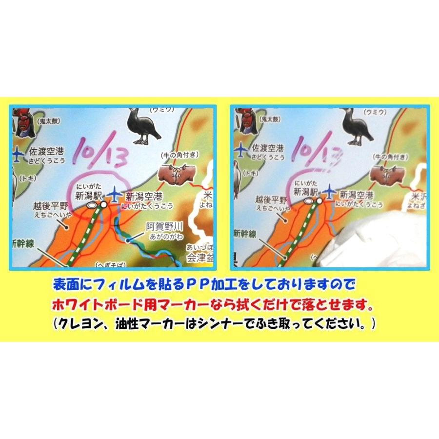 「学べる日本地図 」【封筒発送】 小中学校の教育に合わせた日本地図　５歳〜中学受験に  /オリジナル商品 |  | 03