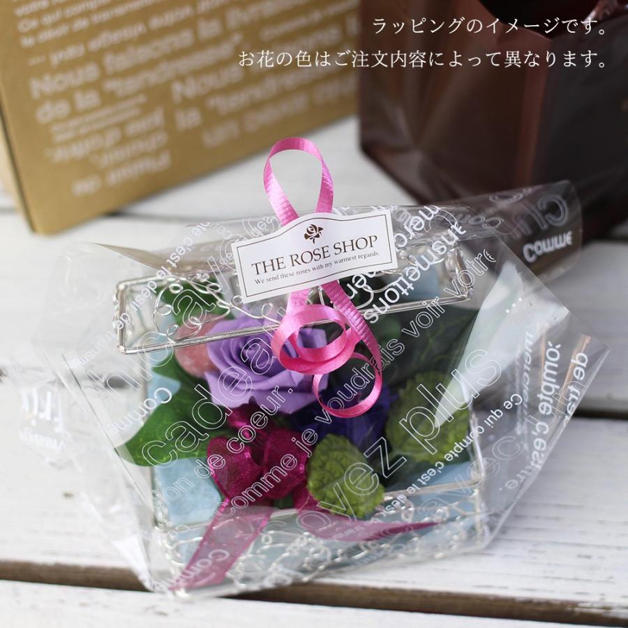 誕生石の贈り物 2月生まれに贈る 誕生石アメジスト色の贈り物 バースディローズ プリザーブドフラワー 122 12 02 0 バラ専門店 ザ ローズショップ 通販 Yahoo ショッピング