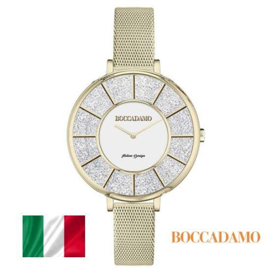 腕時計 レディース おしゃれ シンプル かわいい スワロフスキー クリスタル ウォッチ クオーツ 時計 イタリア ボッカダーモ Boccadamo SH002 送料無料