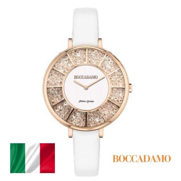 スワロフスキー 時計 レディース おしゃれ シンプル かわいい クリスタル ウォッチ クオーツ 時計 イタリア ボッカダーモ Boccadamo SH010 送料無料