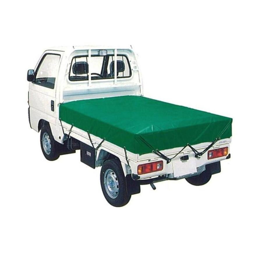 訳ありセール格安 軽トラック用荷台カバー 軽トラックシート 荷台カバー エステル帆布トラックシート H 3号 2tトラック グリーン 2 5m 3 6m 新しい到着 Atempletonphoto Com