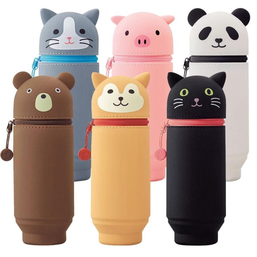 筆箱 ペン立て シリコン素材 動物 ぬいぐるみ キャラクター スタンドペンケース Bigサイズ mj1 おしゃれ雑貨 取り寄せ Rosey Rose 通販 Yahoo ショッピング