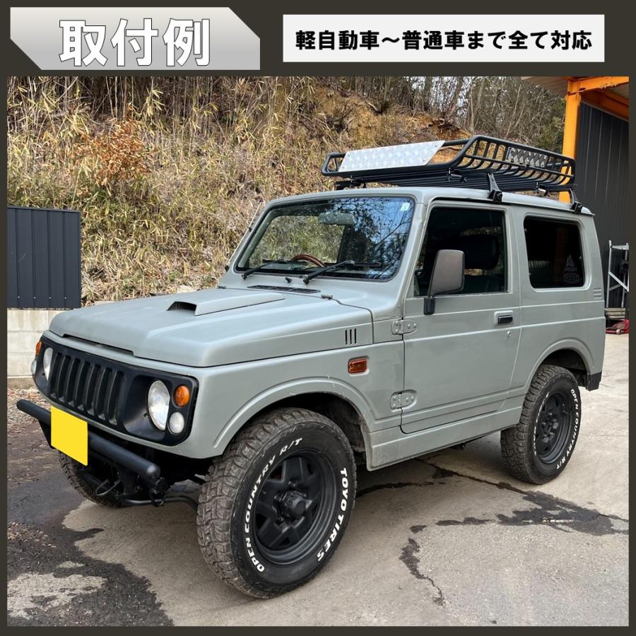 ROS FIELD 社製 アルミ縞鋼板プレート付き 縦134cm×横105cm ルーフ