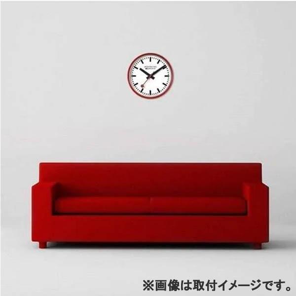 美品　モンディーン 掛け時計 ウォールクロック　MONDAINE 　レッド MONDAINE モンディーン Mondaine 壁掛け時計 Wall Clock