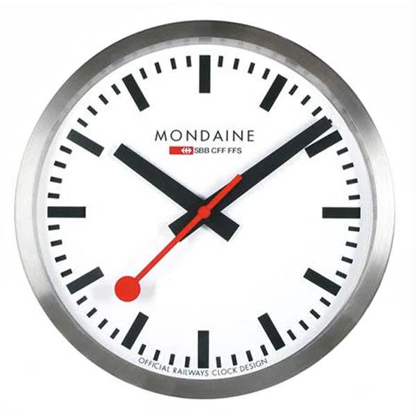 0598 MONDAINE A995 CLOCK 16SBB 掛時計 MONDAINE モンディーン Mondaine 壁掛け時計 Wall Clock 直径40cm 大型