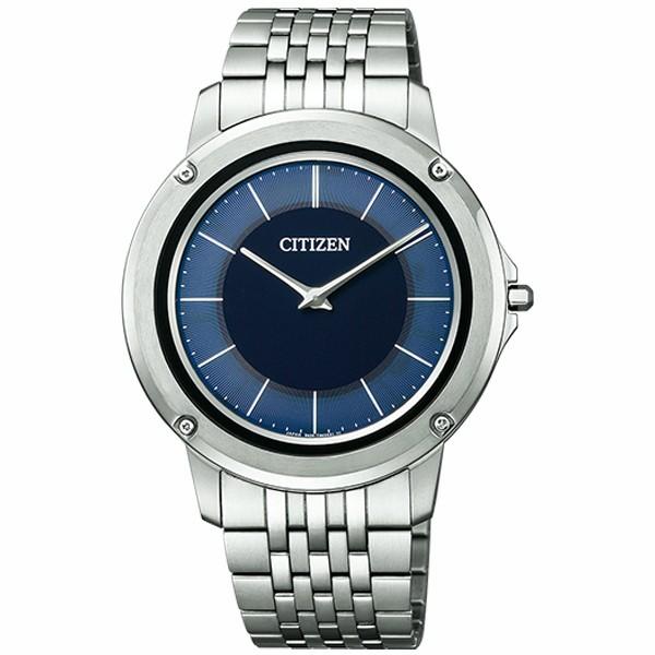 シチズン エコドライブワン Eco-Drive One CITIZEN 薄い腕時計3.5mm ブルー文字盤 ステンレス サファイアガラス ソーラー メンズ AR5050-51L｜roshie｜02