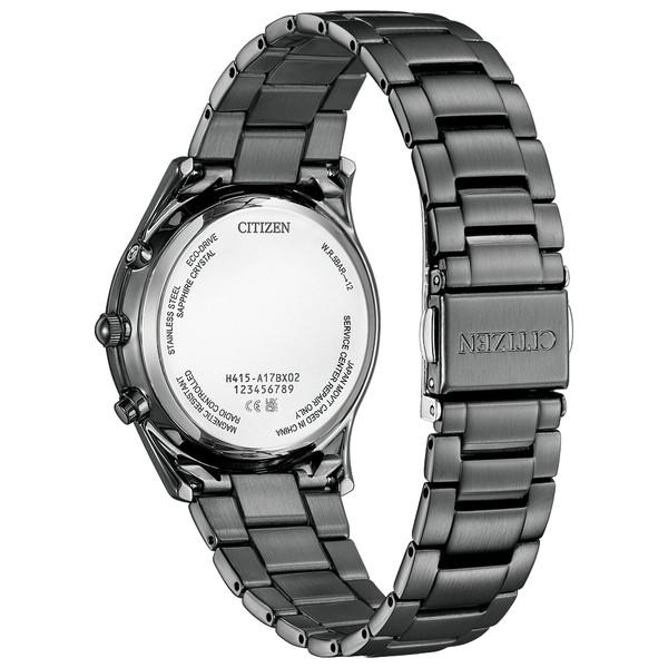 【美品 稼働】シチズン・エコドライブ 電波ソーラー 薄型 黒文字盤 デイト CITIZEN COLLECTION シチズンコレクション NIGHT COLOUR EDITION