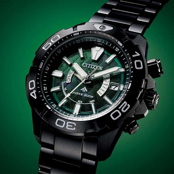 MARINE シチズン プロマスター LIGHT in BLACK 2022 グリーン MARINE シチズン プロマスター LIGHT in BLACK 2022 グリーン