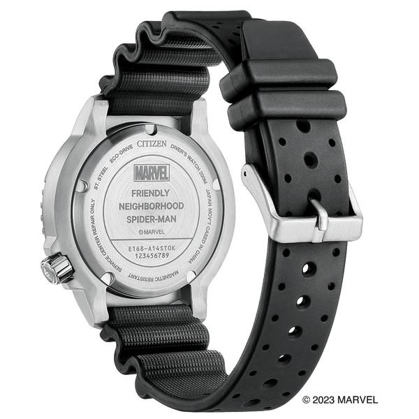 美品 シチズン マーベル スパイダーマンBN0250-07L 限定モデル CITIZEN PROMASTER MARINE BN0250-07L【限定500本